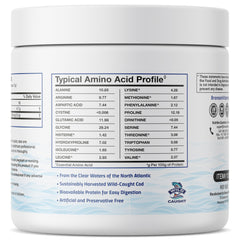 Close-up of hydrolyzed Type 1 marine collagen peptides