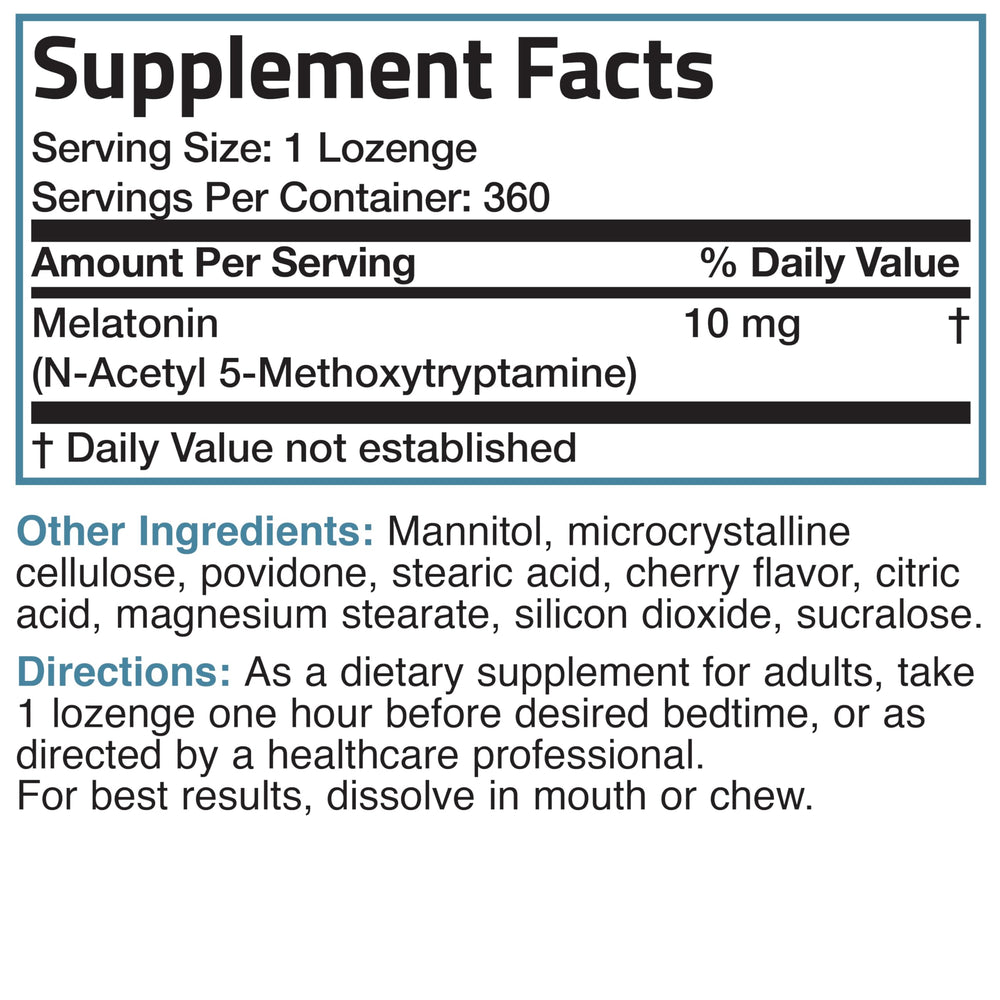 Bronson Melatonin bottle with a glass of water to highlight sleep support