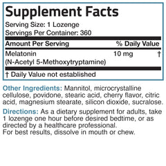 Bronson Melatonin bottle with a glass of water to highlight sleep support