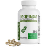 Bronson Moringa Extra Strength Capsules bottle, 250-count