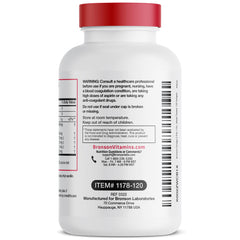 Non-GMO and gluten-free, soy-free Bronson Omega-3 features