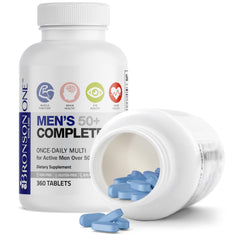 Prostate health focus image for Bronson MEN 50+ tablets