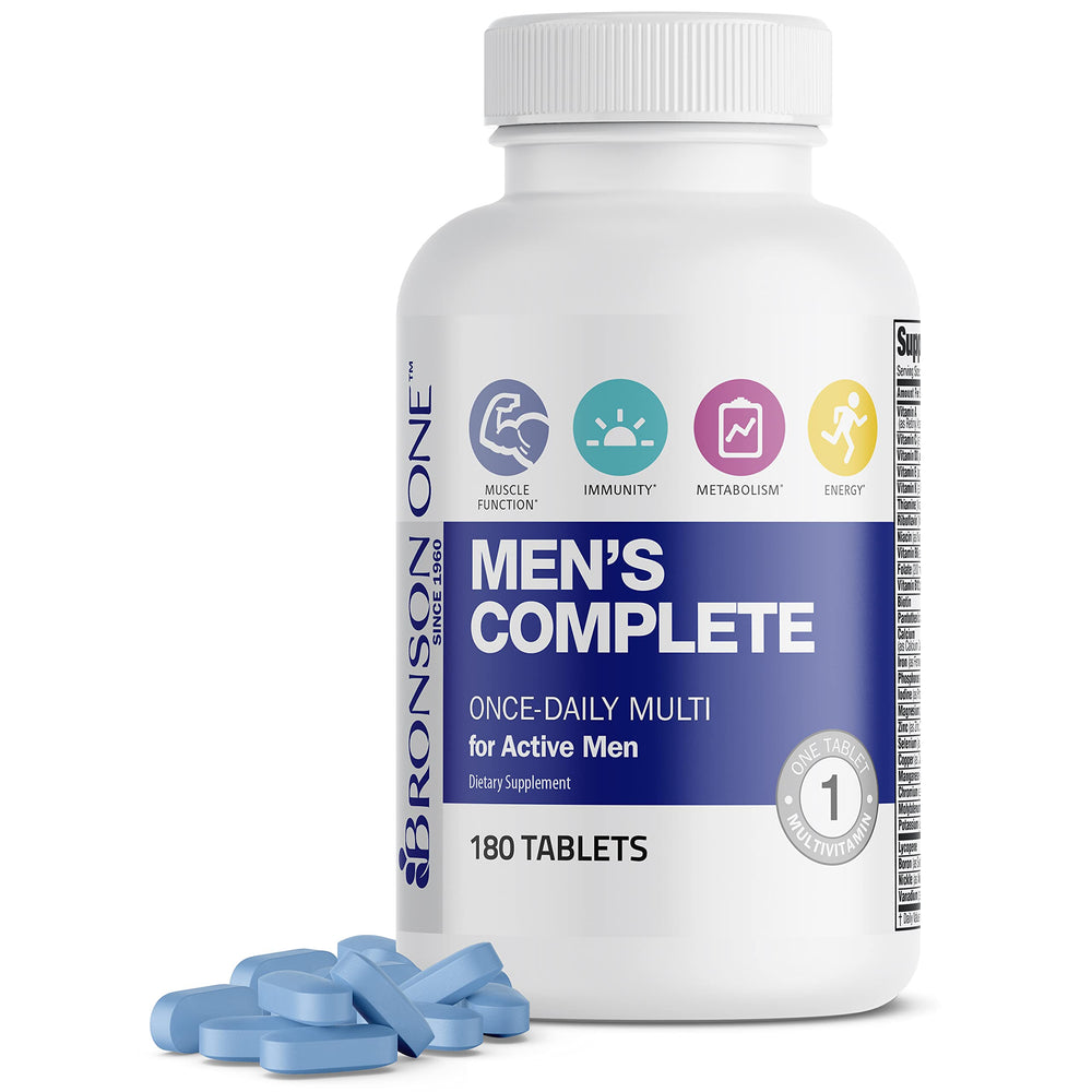 Bronson ONE Daily Men's Complete Multivitamin bottle