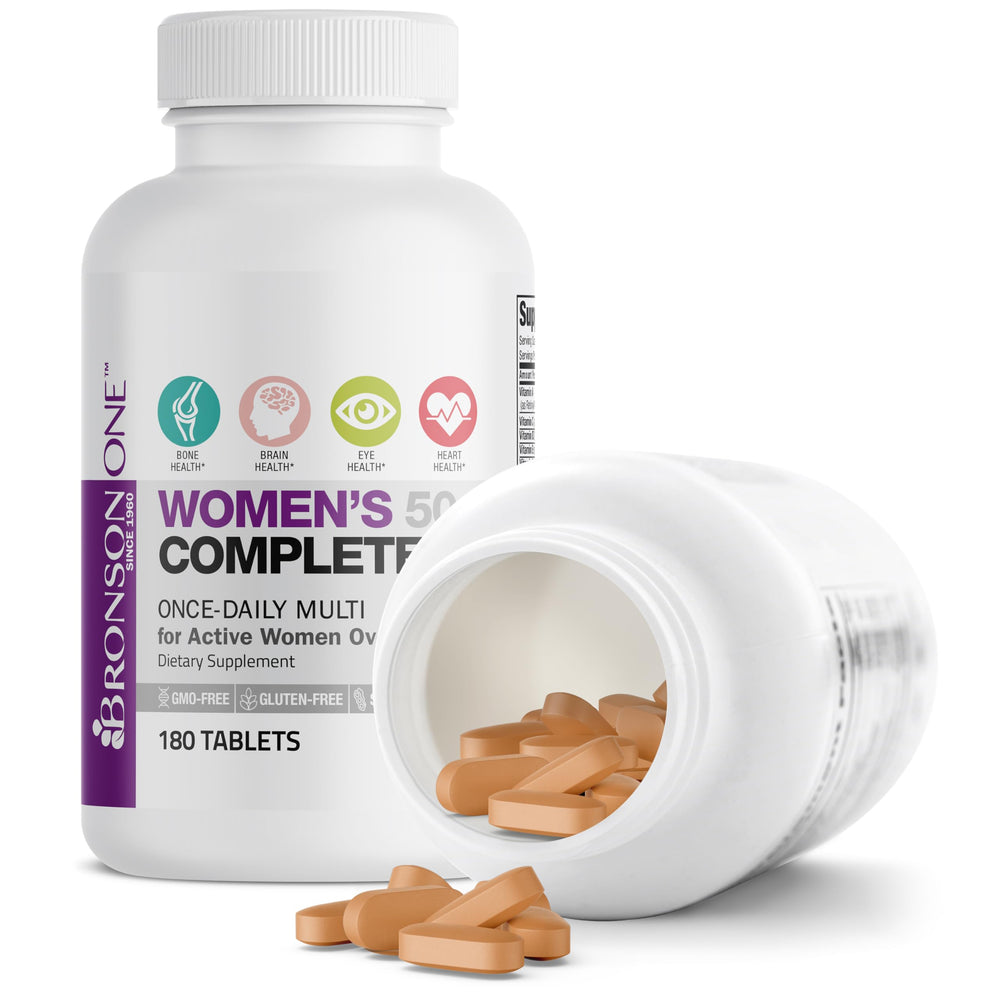 Active lifestyle with Bronson ONE Daily Women's 50+ Multivitamin