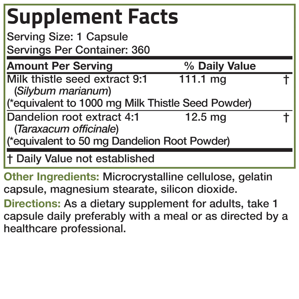 Serving suggestion with water and Bronson capsules