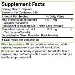 Serving suggestion with water and Bronson capsules