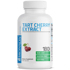 Ingredients panel of Bronson Tart Cherry Extract 2500 mg