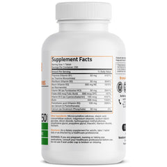 Close-up of Vitamin B Complex tablets