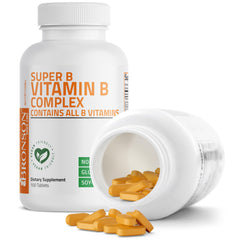 Bronson Vitamin B Complex supplement facts label
