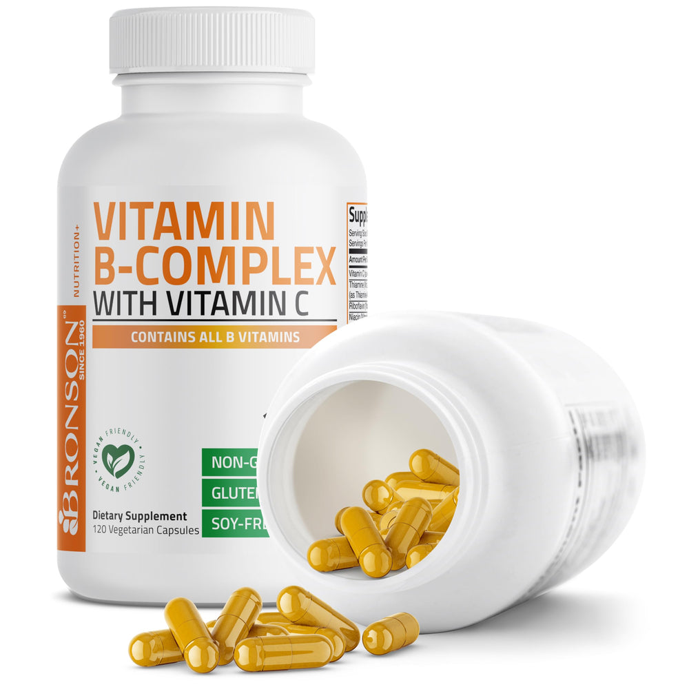 Side-by-side of B vitamins and Vitamin C ingredients