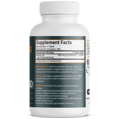 Close-up of Vitamin D3 10,000 IU label on bottle