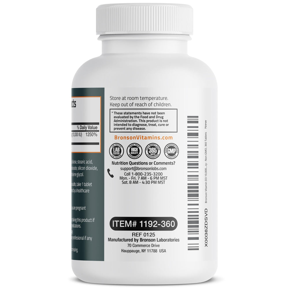 Bronson Vitamin D3 daily-use concept photo for routine supplementation
