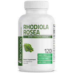 In-house lab tested quality badge for Bronson Rhodiola Rosea
