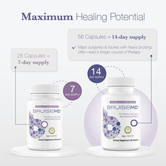 Natural ingredients panel with Grapeseed Extract, Vitamin C, Zinc, Rutin