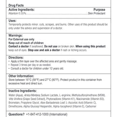 Made in USA, vegan and cruelty-free BruiseMD packaging