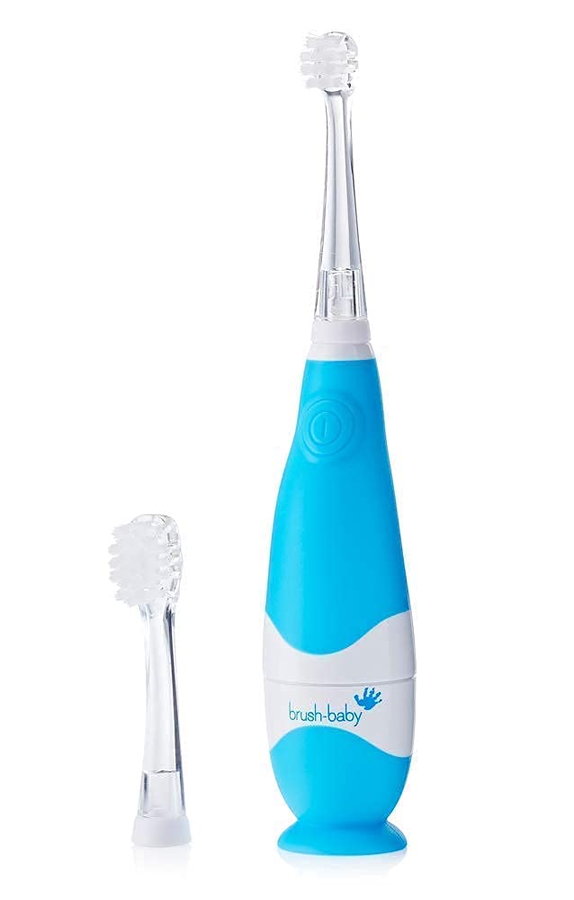 Brush-Baby BabySonic blue electric toothbrush for ages 0-36 months