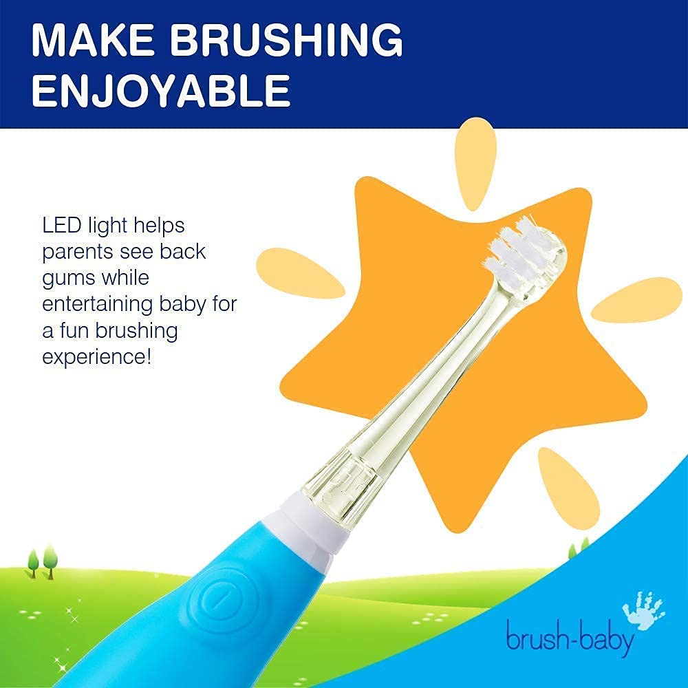 Suction base keeps the toothbrush upright
