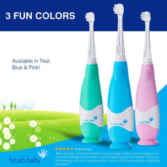 Battery-powered toothbrush with included AAA battery