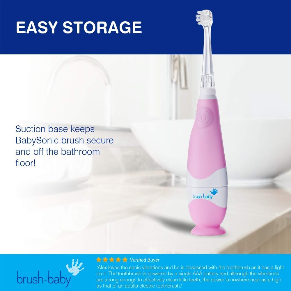 Fun light-up brush head to entertain during brushing