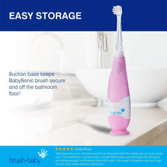 Fun light-up brush head to entertain during brushing