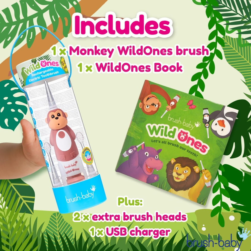 Illustrated WildOnes scene with animal characters for story time
