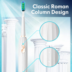 Nine brush heads included for replacement