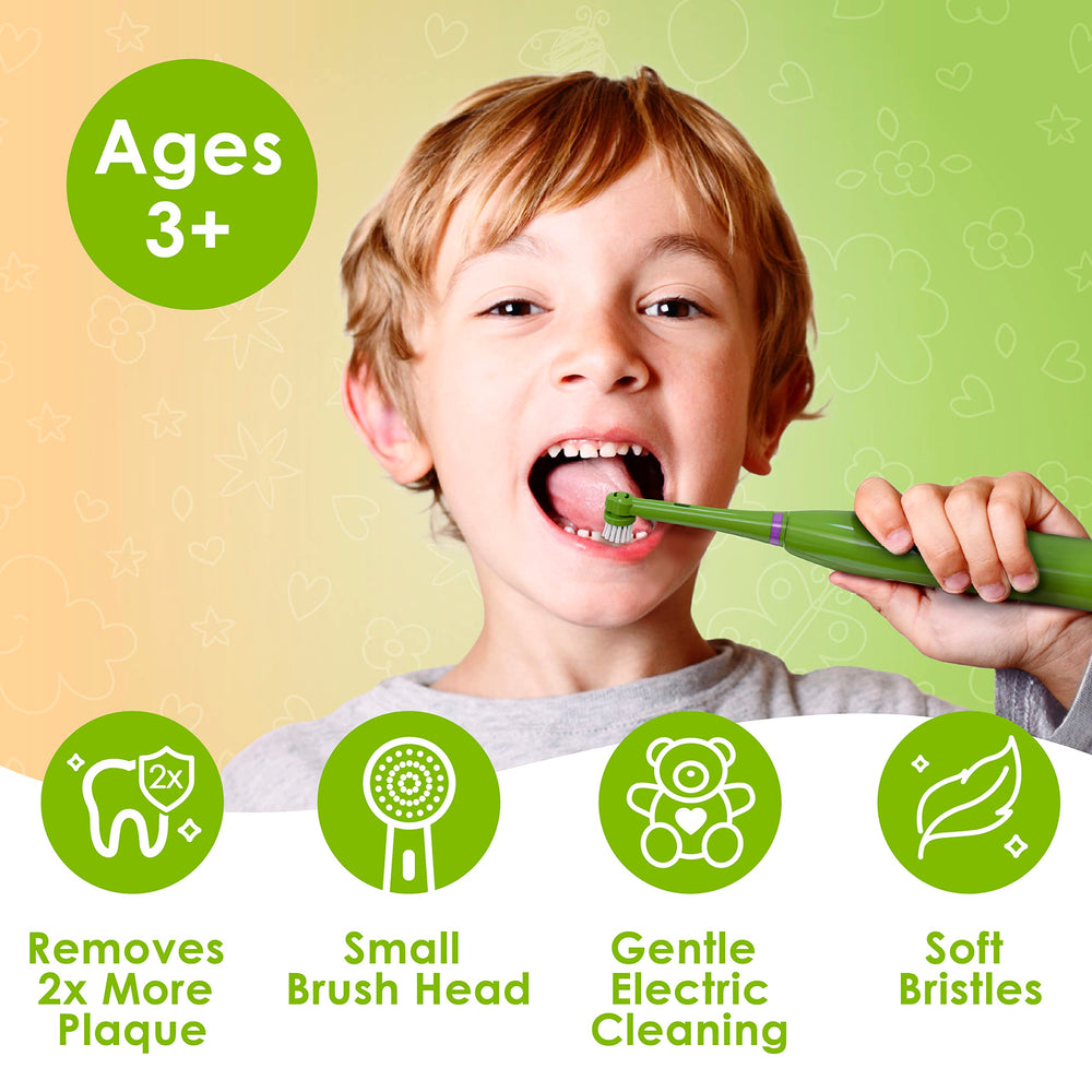 Replacement brush heads for Brusheez kids toothbrush