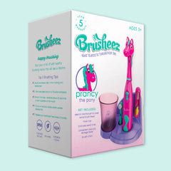 All contents of the Brusheez Kids’ Electric Toothbrush Set