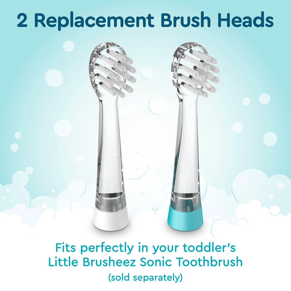 Twist-and-click installation demonstrated for replacement brush heads