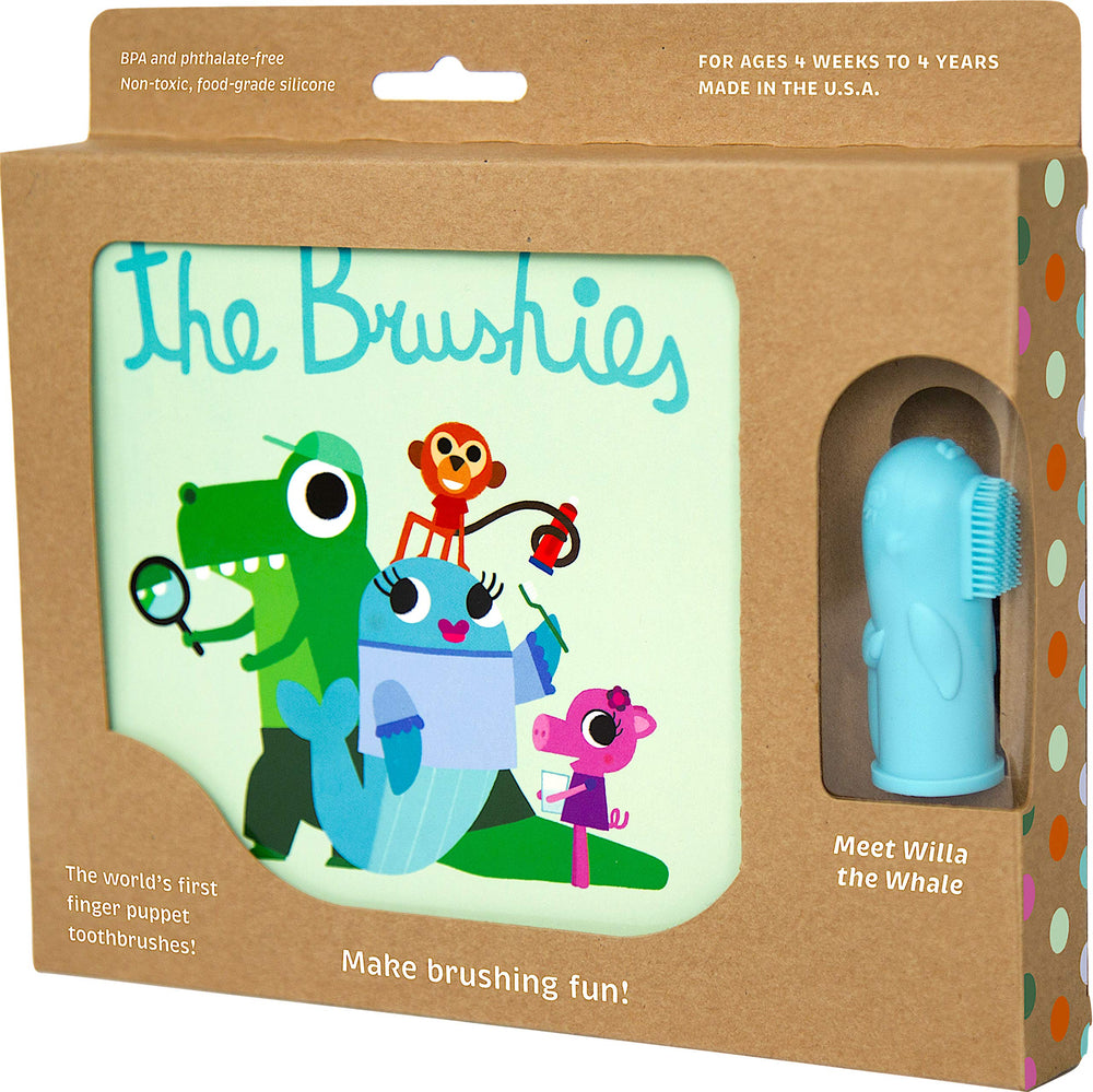 Product image: The Brushies Willa the Whale Toddler Toothbrush & Storybook Set