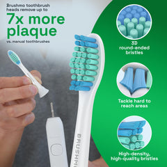 Soft Dupont bristles on Brushmo BM618 heads
