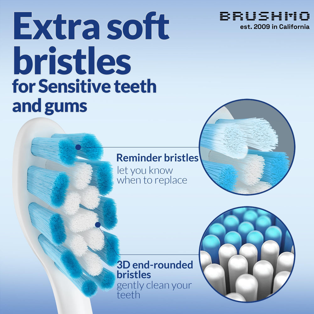 Gum-friendly bristle design of BM938