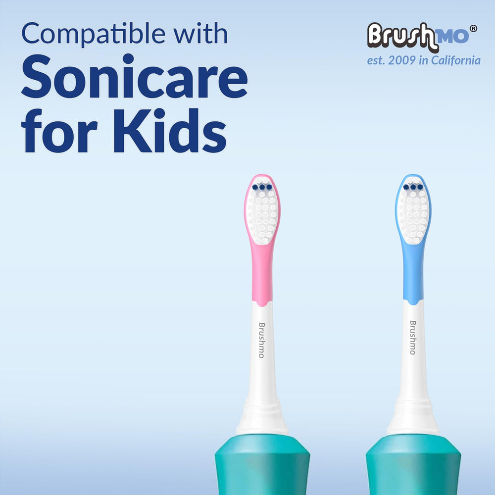Kid-sized brush head design for ages 6 and up
