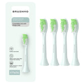 Brushmo replacement toothbrush heads for Philips One HY1022, mint blue, 4-pack
