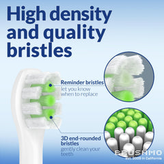 Brushmo heads compatible with Philips Sonicare Snap-on handles