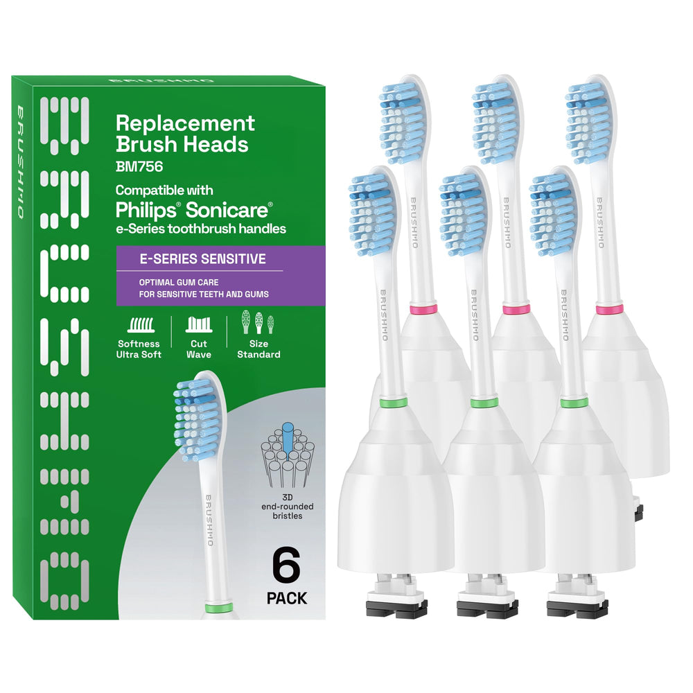 Close-up of Brushmo BM756 e-Series Sensitive replacement head