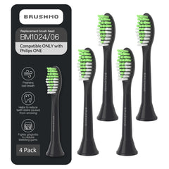 Brushmo replacement head for Philips ONE by Sonicare in Shadow Black