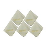 BSHELL Chamois Cloth 7x6 inch, natural sheepskin, pack of 5