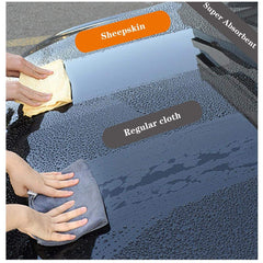Car drying towel chamois cloth for fast, easy drying