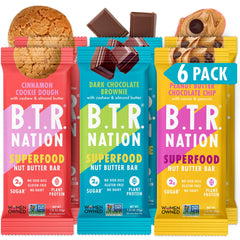 B.T.R Nation Bar sampler pack front view showing keto-friendly snack option