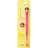 BTS J-Hope character figure toothbrush with magnetic holder