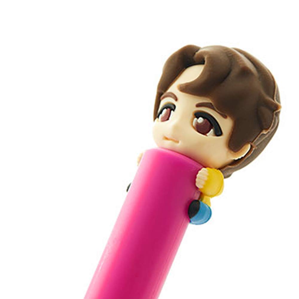 BTS J-Hope toothbrush with detachable figure cap wall mount