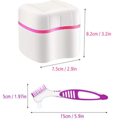 Denture bath kit ideal for dentures and retainers