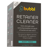 Invisalign retainer cleaner tablet dissolving in water