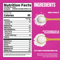 Graphic of ingredients showing magnesium glycinate and sea salt.