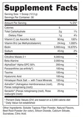 Product packaging for Bucked Up Babe Pre Workout Powder for Women, Fruit Punch