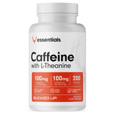 Bucked Up Caffeine with L-Theanine bottle-front for steady daily energy and focus.