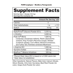 Bucked Up Pump-ocalypse scoop beside bottle, illustrating precise pre-workout dosing.