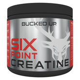 Bucked Up Six Point Creatine packaging for men and women