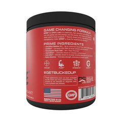 Active ingredients list including caffeine, theobromine, huperzine A